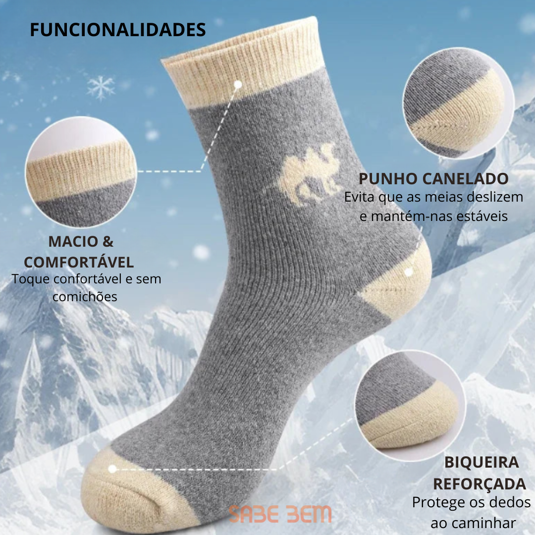 5x1 Meias de lã de Inverno | ThermoFit