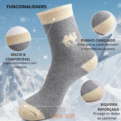 5x1 Meias de lã de Inverno | ThermoFit