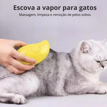 Escova a vapor para cão e gato 3x1 | CatCare Pro